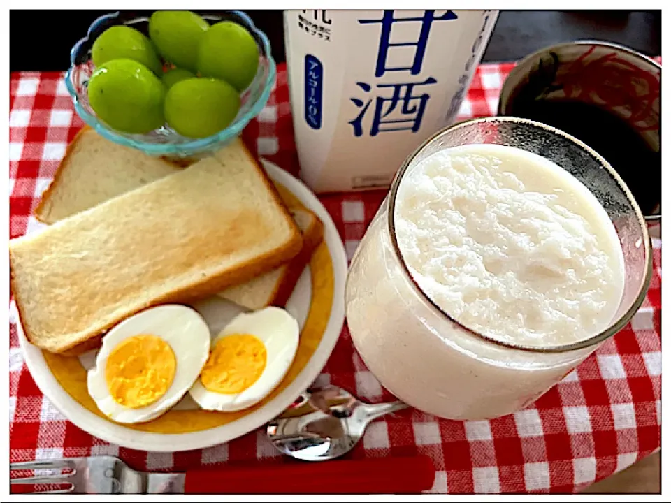 糀甘酒で凍らせスムージー風👀点滴💧|ワイントンさん