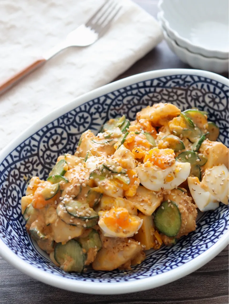 #長芋と卵のポテサラ |ともきーた (伊藤 智子)さん