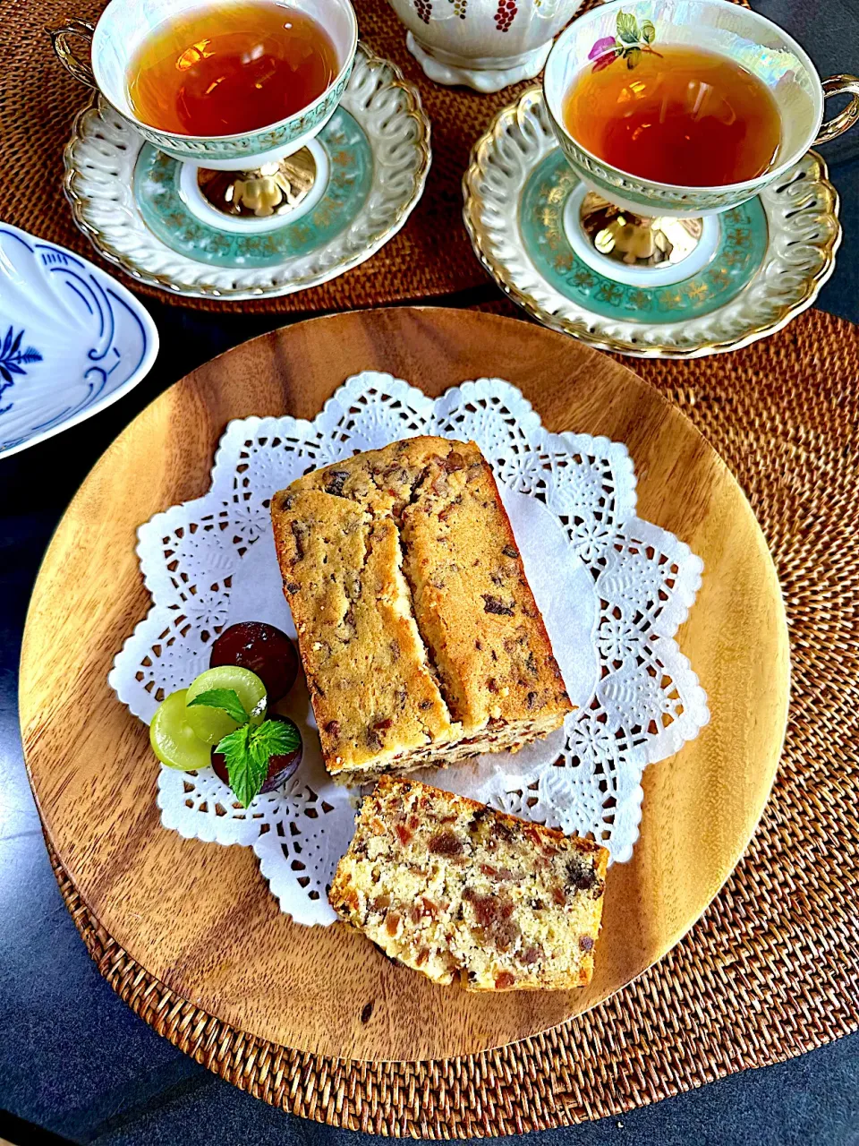 ブランデー梅酒のパウンドケーキ|カモミールさん