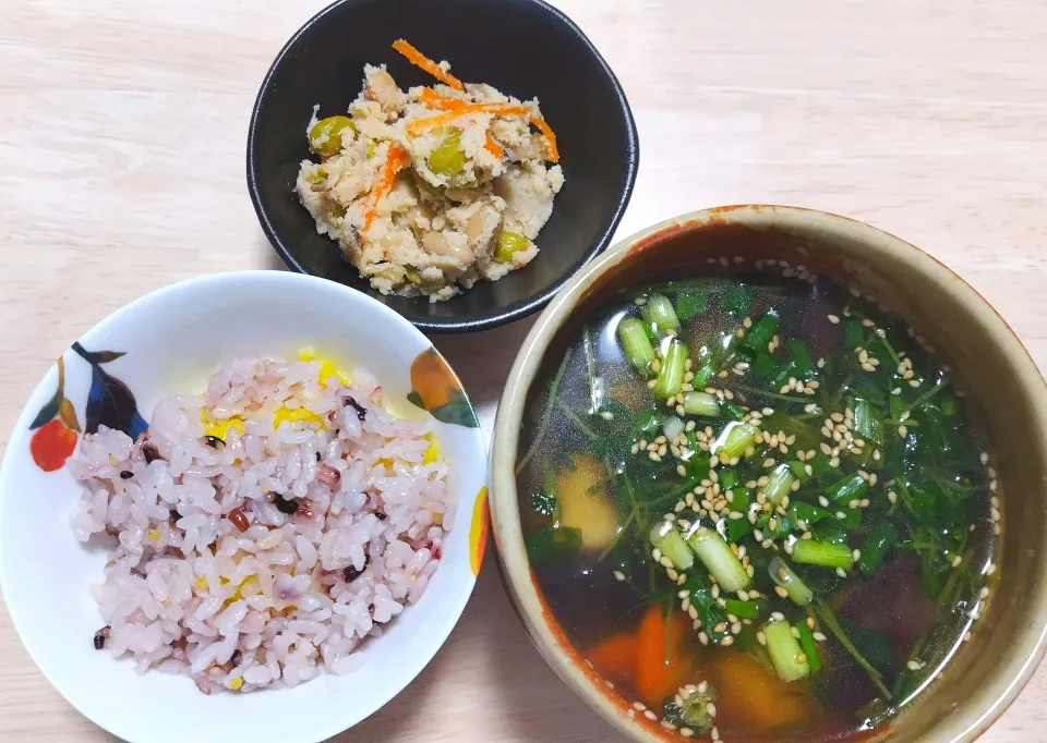 2025 0913　鶏団子ときくらげのしょうがスープ　卯の花|いもこ。さん