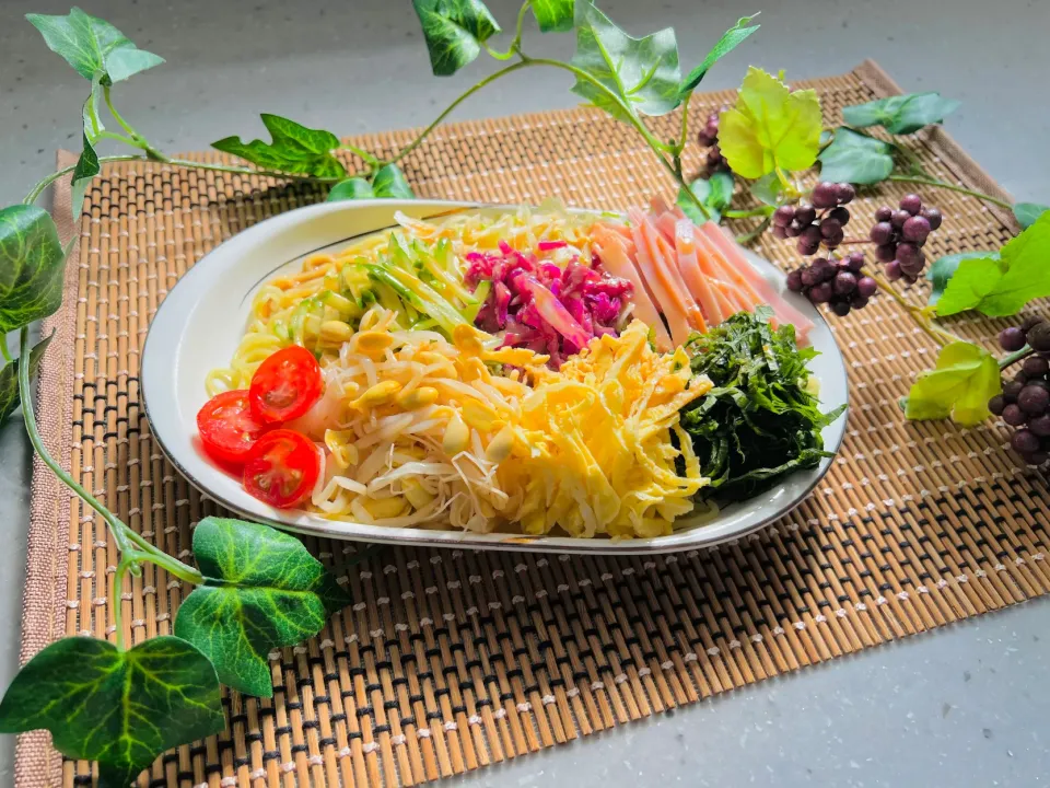 「今季最後の冷やし中華⁈」|バシュランさん