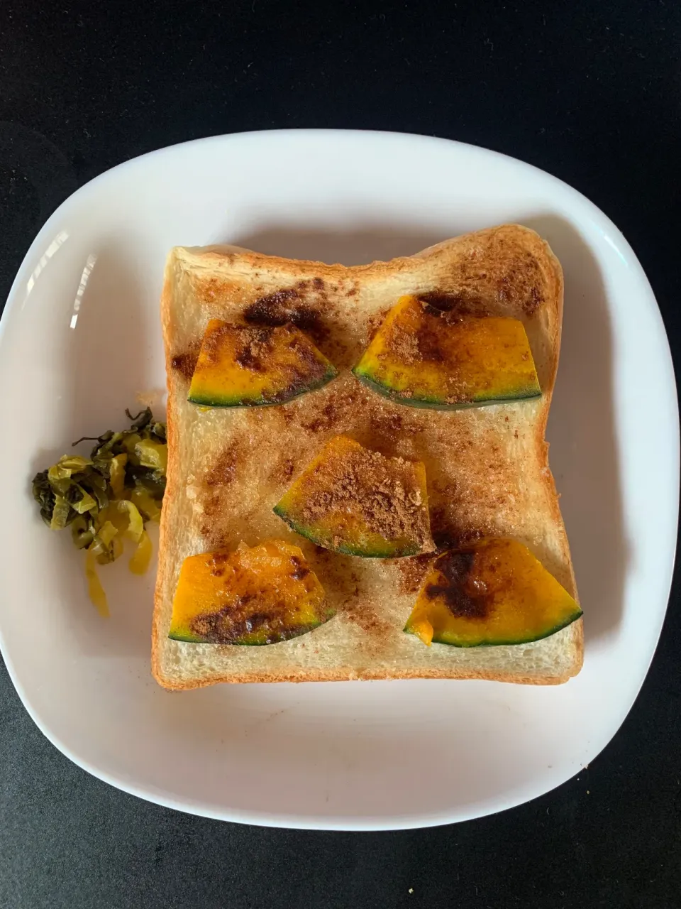 かぼちゃとシナモンのトースト|そらまめさん