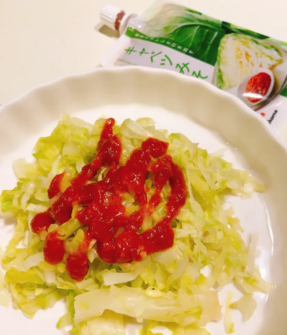 酢キャベツのキャベツみそかけ|ももこさん