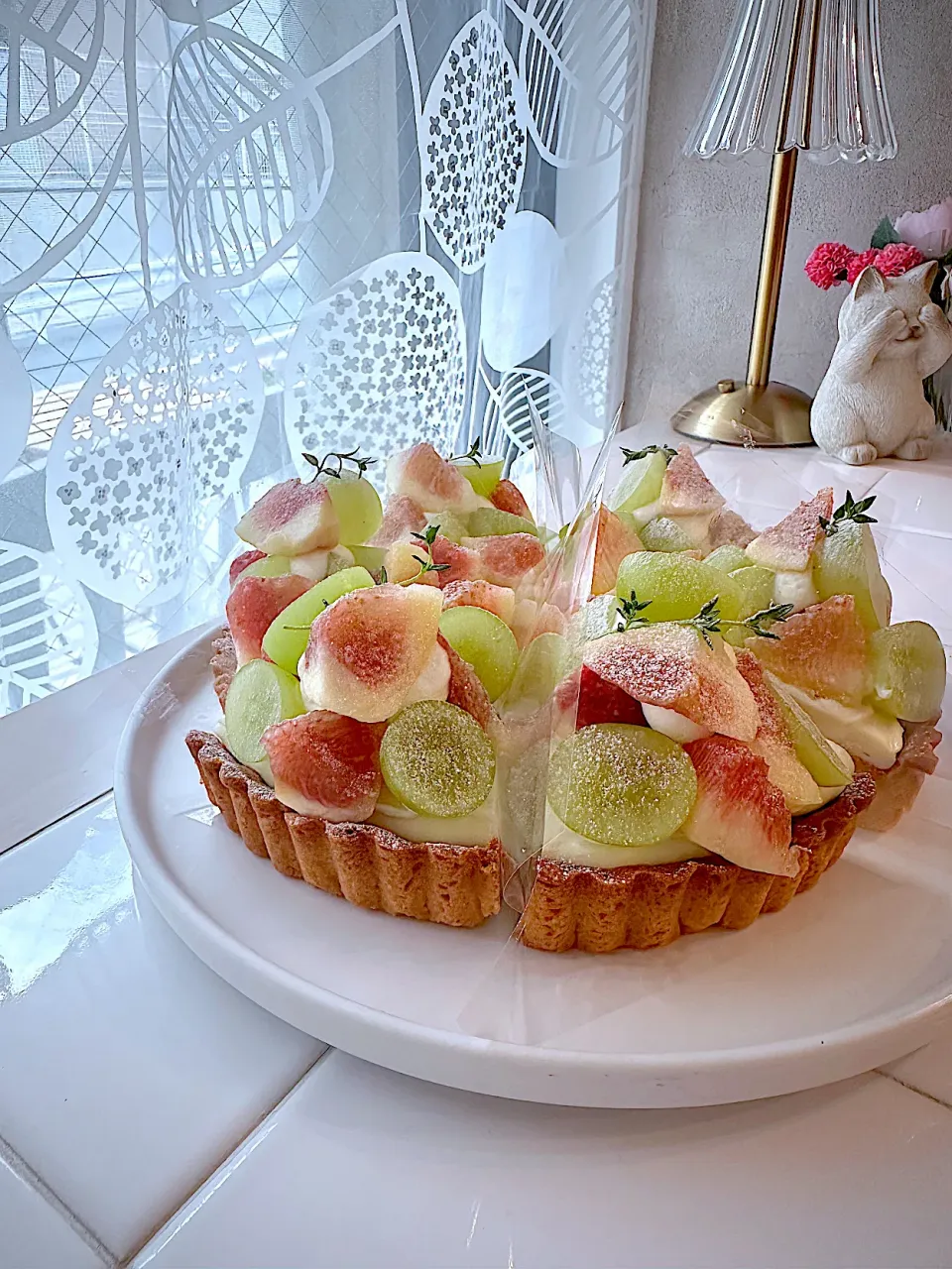 いちじくとシャインの杏仁クリームタルト|KEIKOさん