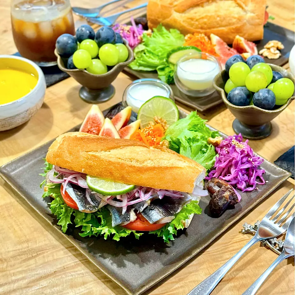 秋刀魚サンド|1480_kojiさん