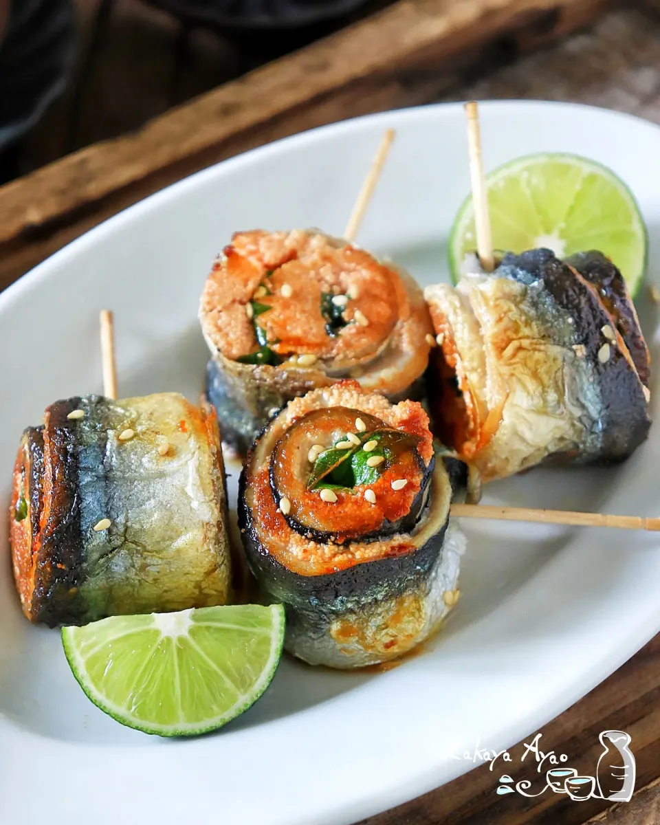 さんまの大葉明太巻き|ayaoさん