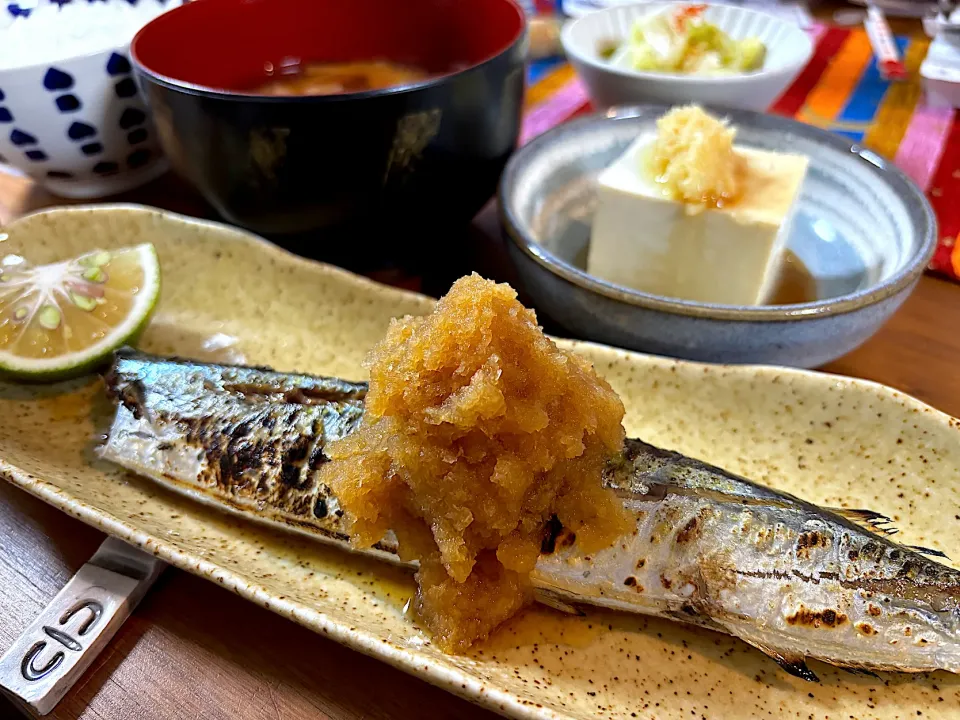 ❤️まーくん亭❤️サンマ定食|kuririnさん