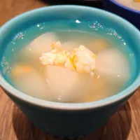夕顔と海老のスープ|古尾谷りかこさん