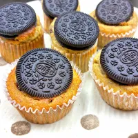 米粉のチョコバナナオレオマフィン|みほままこさん