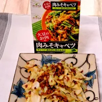 大豆のお肉で肉みそキャベツ|デジタルパーマさん