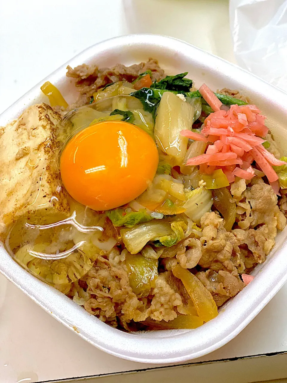 月見すき焼き丼|msさん