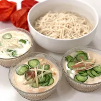 冷や汁ひやむぎ|ふじもとさん