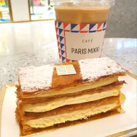 Dessert Time w/ Mille Feuille & Mikki Iced Coffee |An'leeさん
