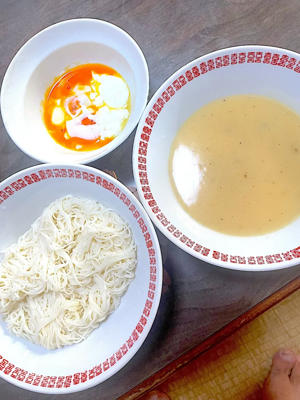 そうめんカルボナーラおんたま|はぴはぴ005さん