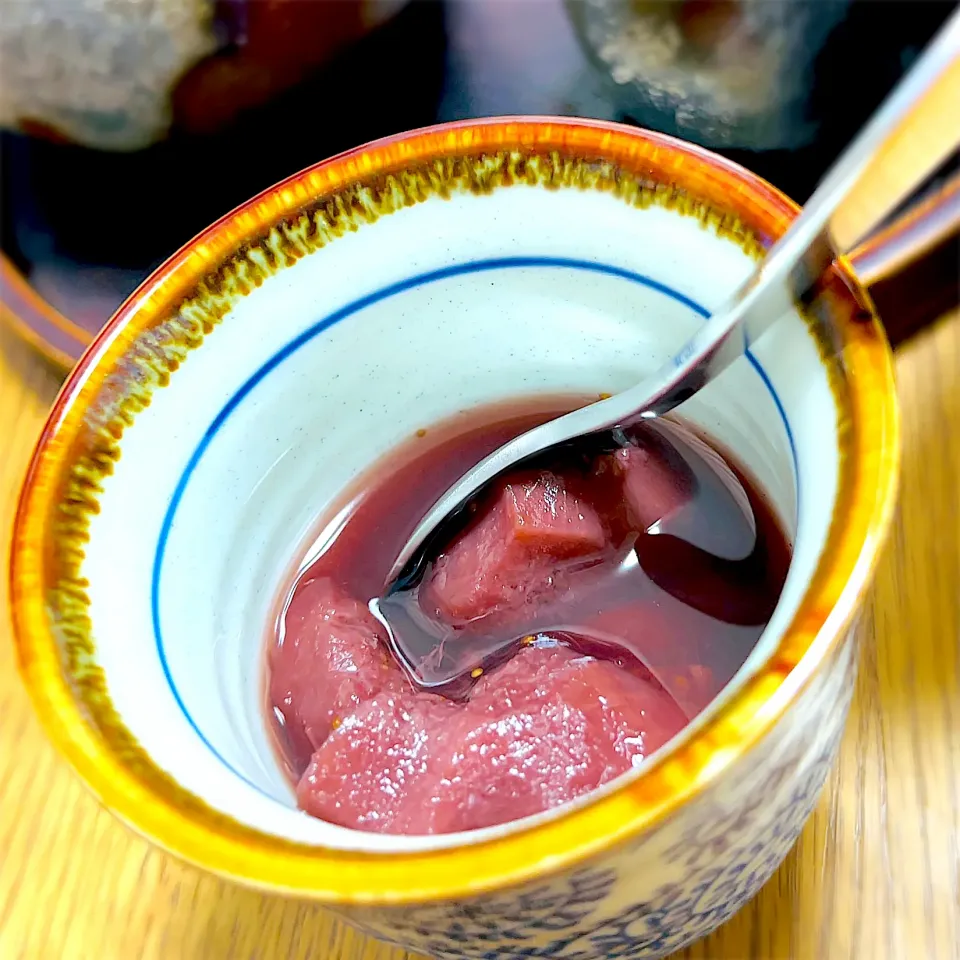 ”無花果の赤ワインコンポート”＠ 自宅スイーツ|平大さん