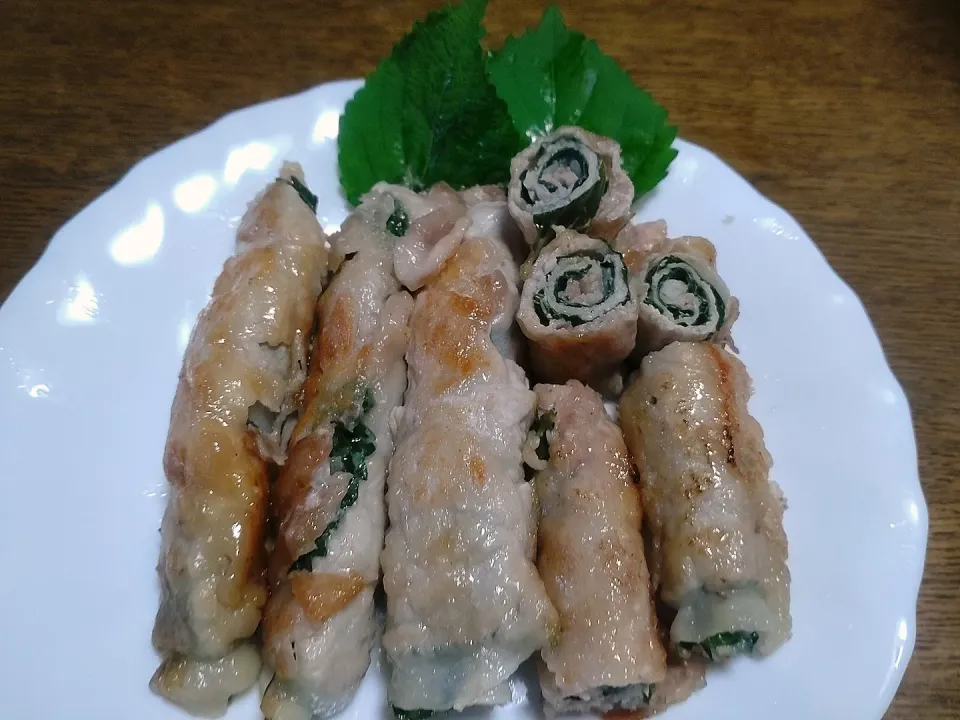 豚しゃぶ大葉巻|みっつさん