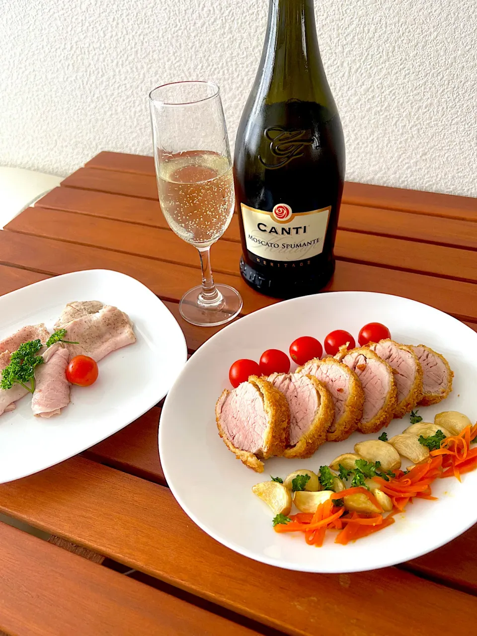 ヒレカツとポークハム|takaさん