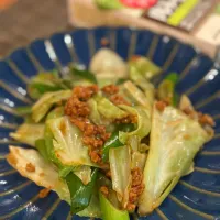 大豆のお肉　肉みそキャベツ|いちごさん