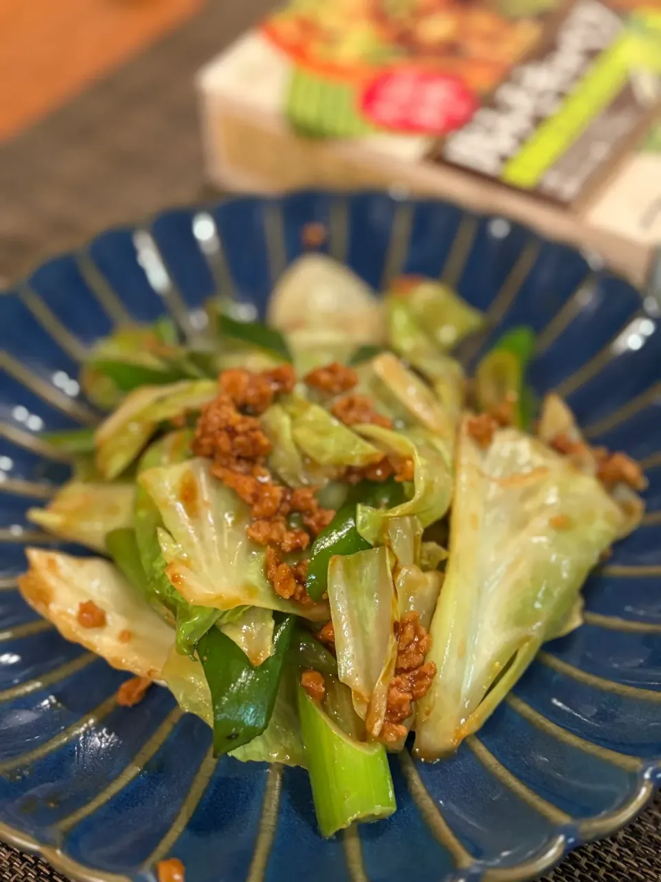 大豆のお肉　肉みそキャベツ|いちごさん