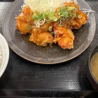 からやま　ねぎおろし唐揚げ定食¥979| ずおとんさん