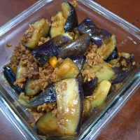 ダイズラボの肉味噌キャベツで肉味噌ナス|ごんきちさん