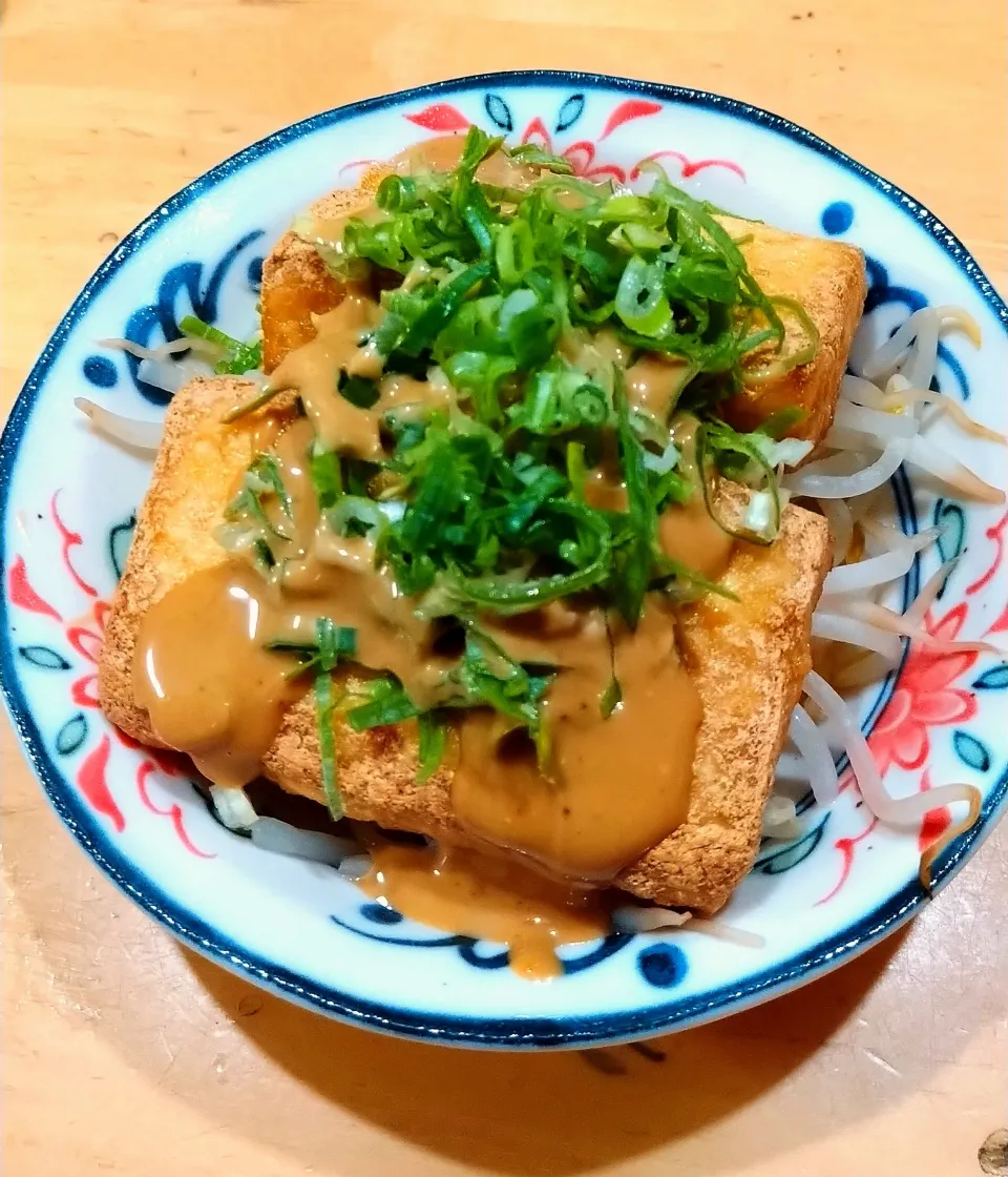 焼き厚揚げオイスターソースドレッシング|NOZUさん