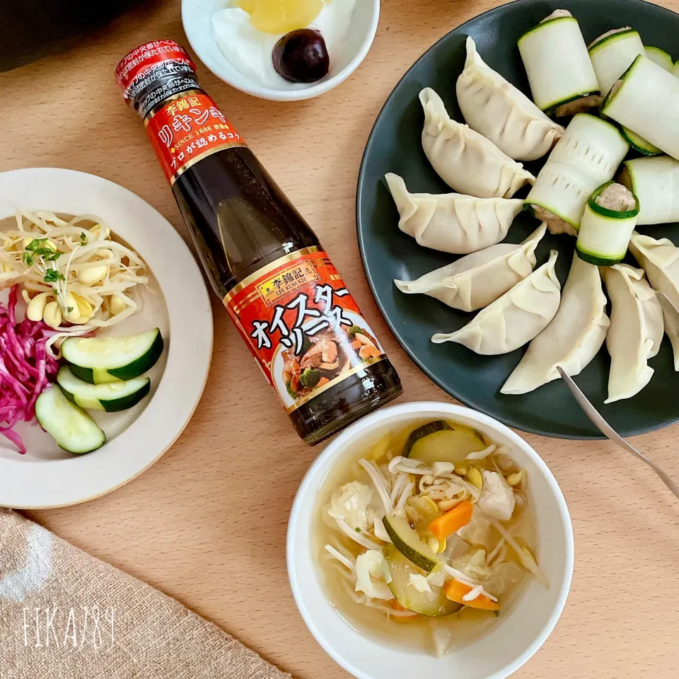 オイスターソースが決め手鶏ひき肉とおからのヘルシー餃子|FIKA789さん