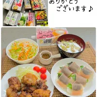 「唐揚げとドレッシング」|バシュランさん
