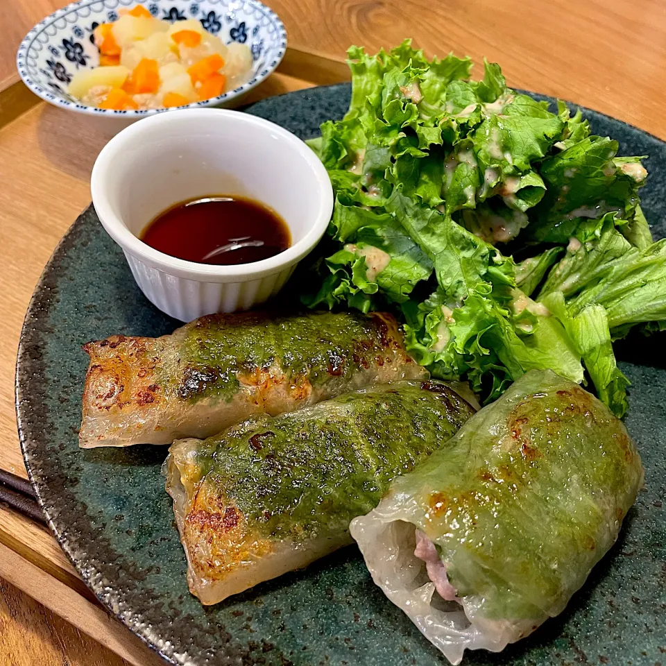 ライスペーパーで簡単餃子|meronさん