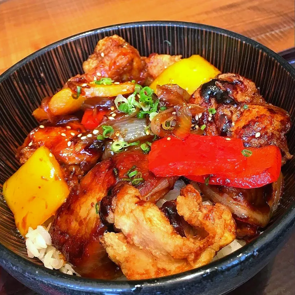 Chicken & Foie Gras Teriyaki Rice Bowl |An'leeさん