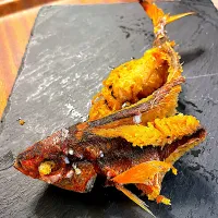 釣ったグルクンの唐揚げ|せいせいさん