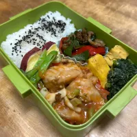 チキンのトマト煮弁当|くまちゃんさん