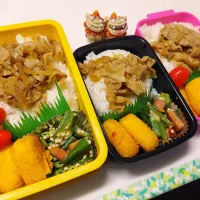 夫弁当､娘弁当､私弁当