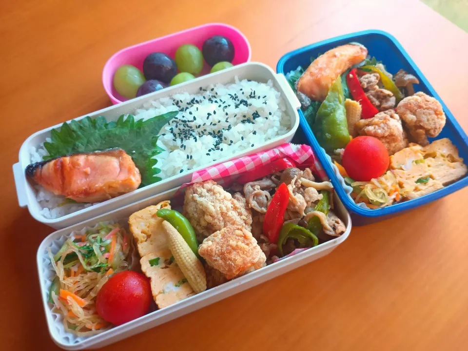 次男・私弁当|tamagomagomagoさん