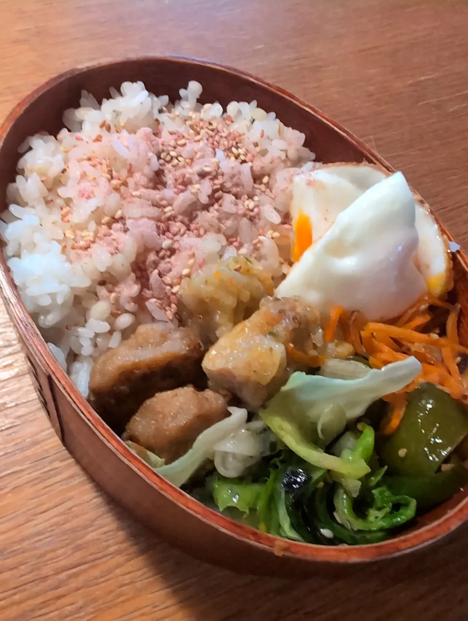 ミニハンバーグ弁当|まきごろうさん