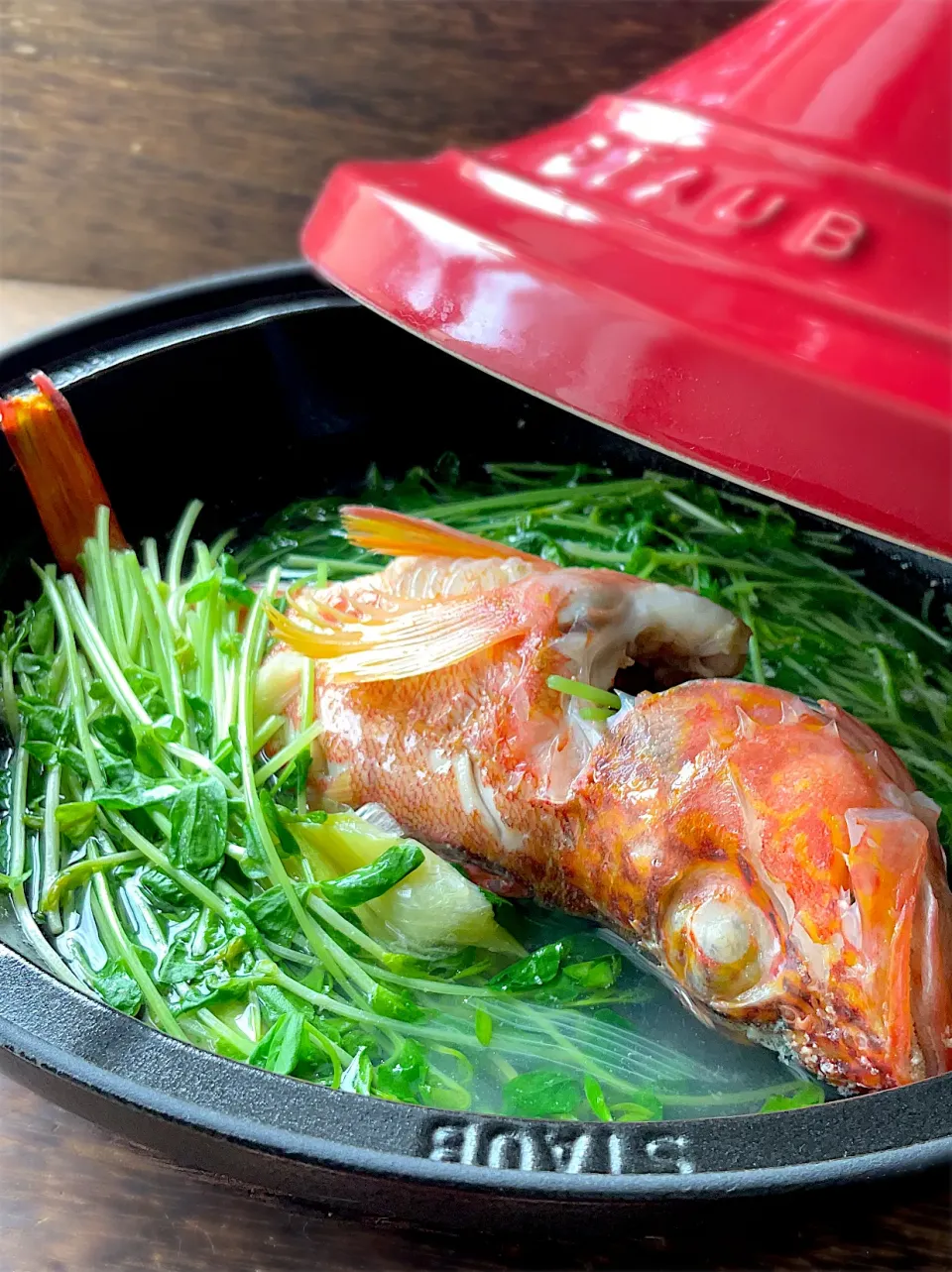 釣り魚🎣カサゴの中華蒸しスープ|9421beruさん