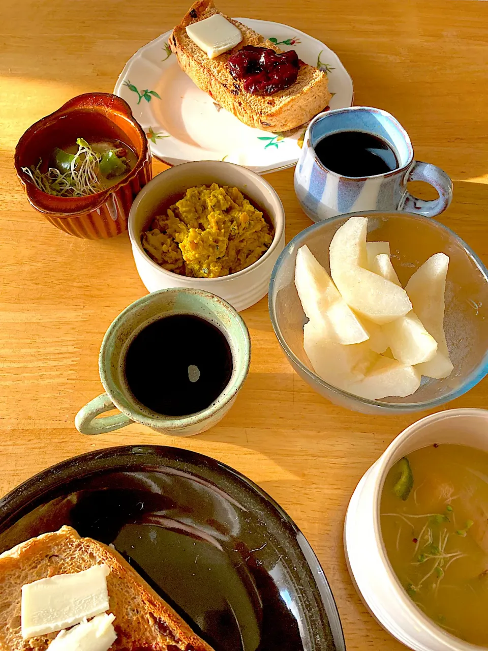 蒸し野菜の残りで南瓜サラダとスープを作ったよ(*´▽｀*)ゞ　♪|さくたえさん