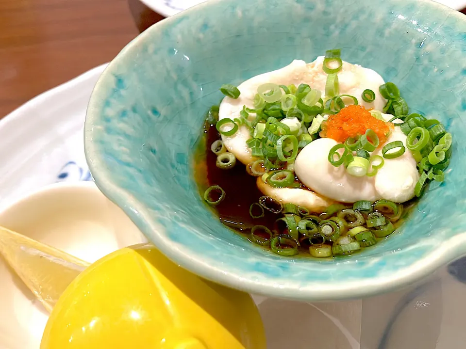 とらふく白子酒蒸しの手作り橙ポン酢|🐈⸒⸒⸒⸒つるのダンス🐈🐾さん