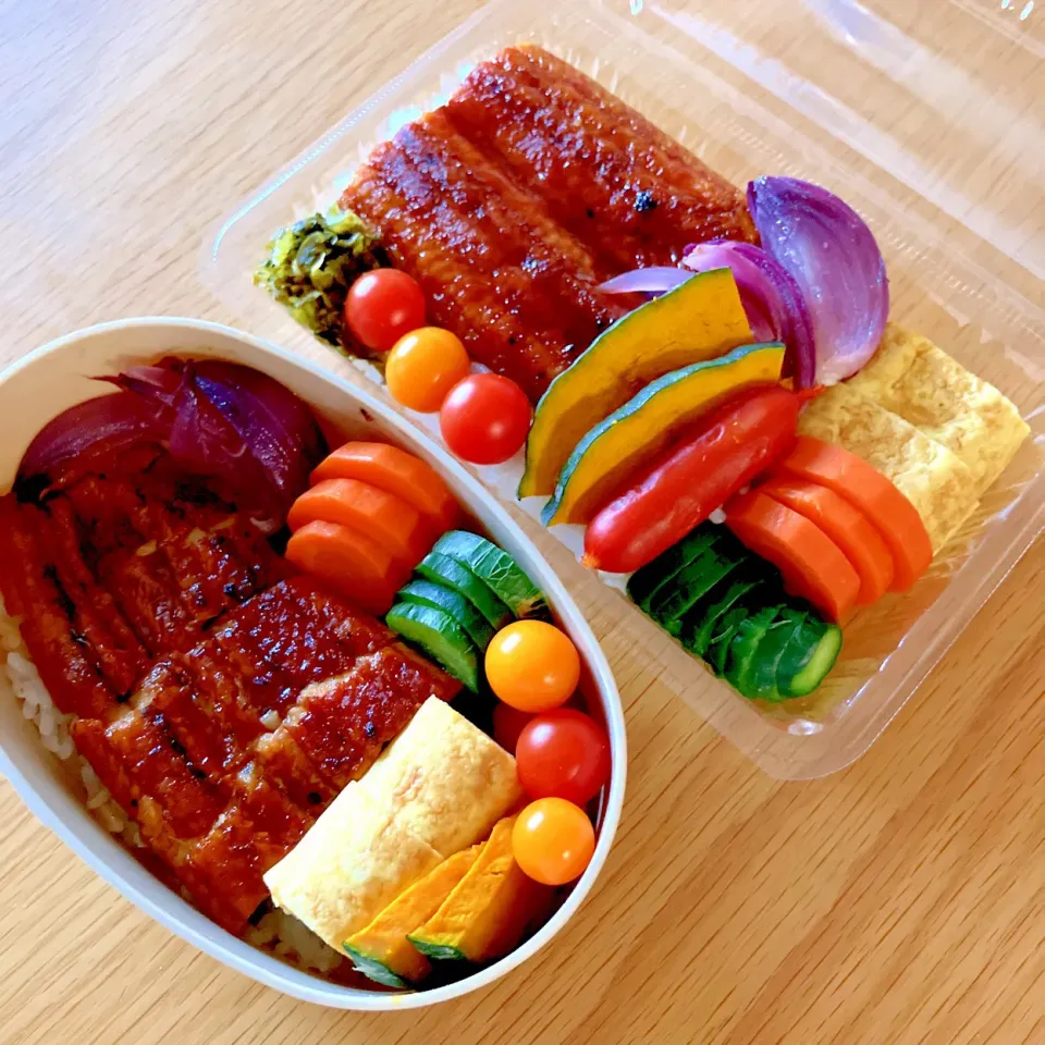 夫と次女のお弁当|シズソラさん