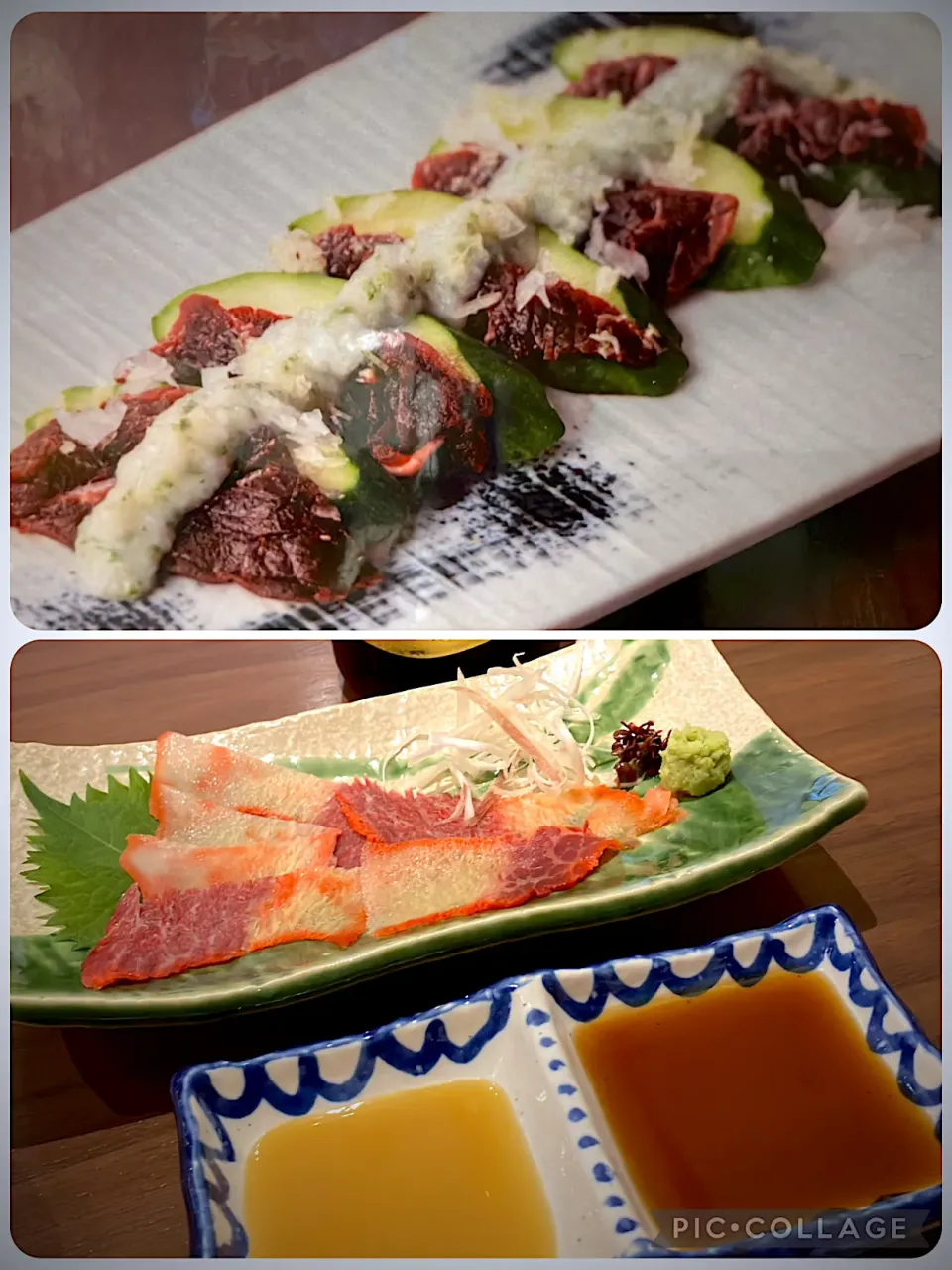 クジラの王様シロナガスクジラ赤身のカルパッチョと小型のクジラ🐳イワシクジラのベーコン|🐈⸒⸒⸒⸒つるのダンス🐈🐾さん