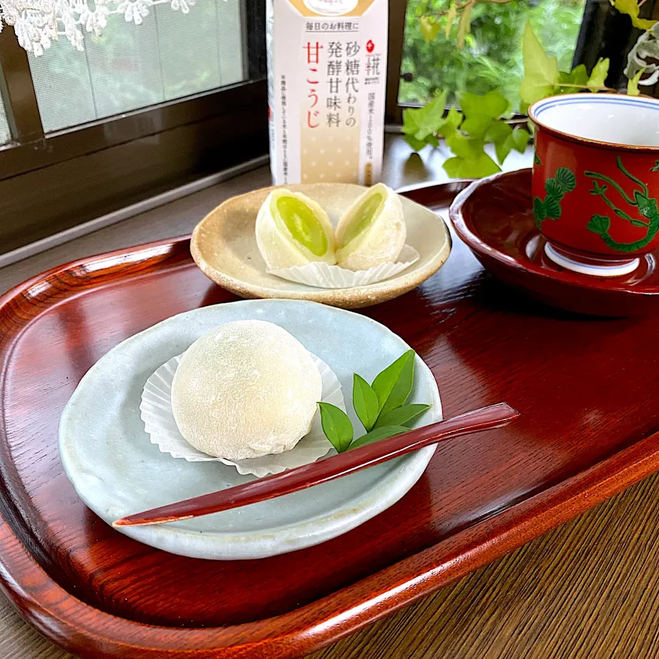 糀甘酒でシャインマスカット大福|sakurakoさん