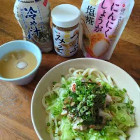 味噌風味サラダうどん|naka.naka.777さん