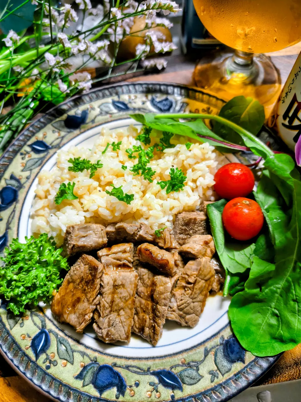 ステーキライス|橘葵さん