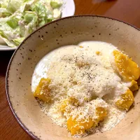 かぼちゃのニョッキ★ホワイトソース|keroriヽ(´▽｀)/さん