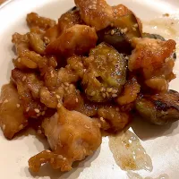 鶏肉と茄子の甘酢胡麻だれ| ぺろたんさん