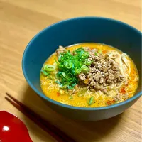 冷蔵庫整理で生まれた坦々そうめん