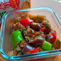 茄子の肉味噌炒め|tamagomagomagoさん