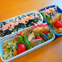 次男・私弁当|tamagomagomagoさん