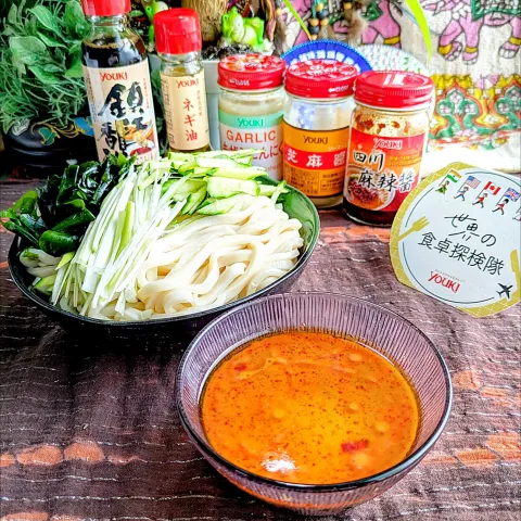 「芝麻醤」を使ってみたSnapdishの料理・レシピ写真:『世界の食卓探検隊』中国料理
【麻辣つけ麺】