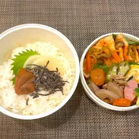 高校生息子のお弁当 ポークチャップ弁当|Snow10さん
